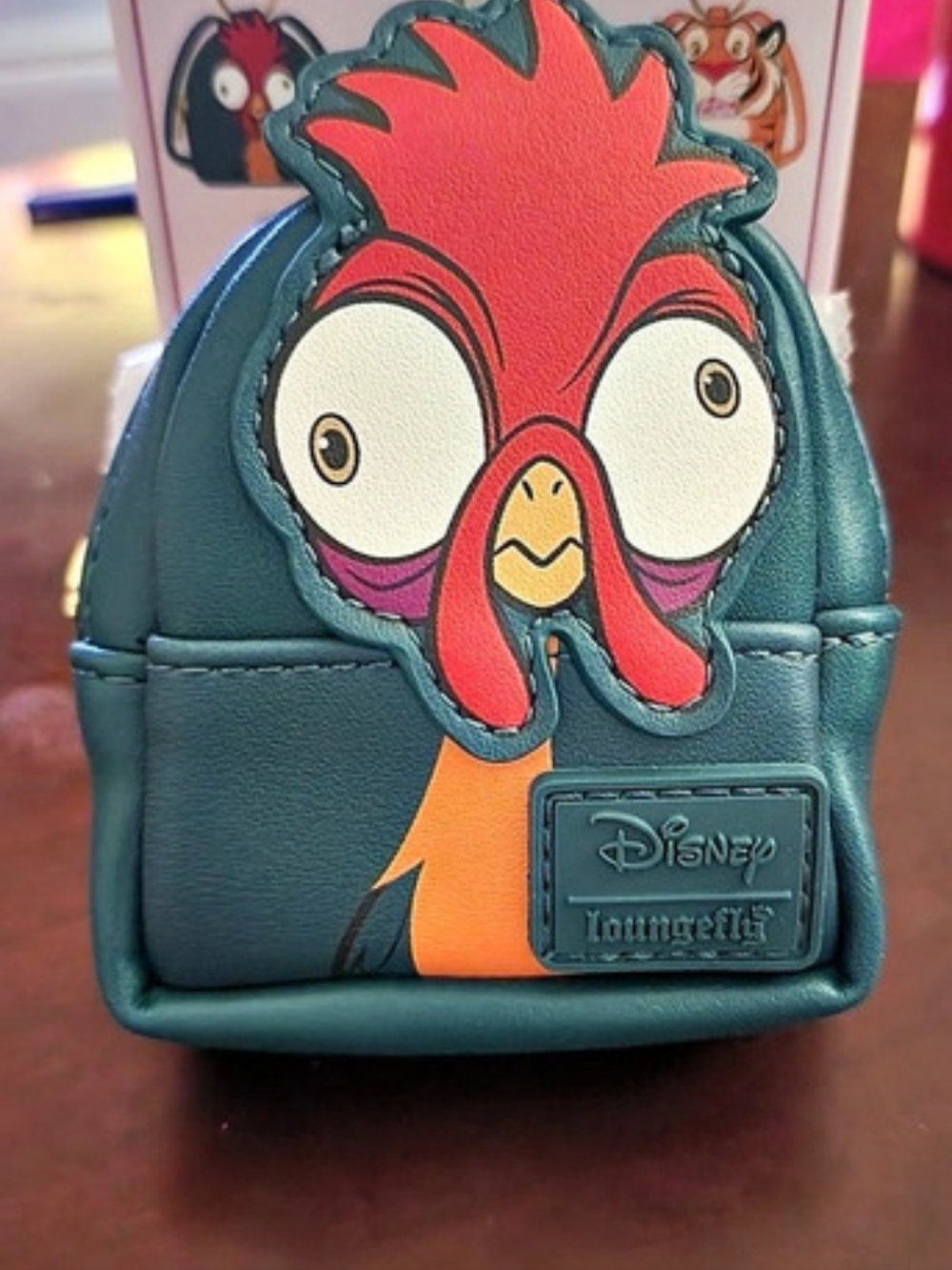 Disney Loungefly Mini Backpack Bag Charm Heihei NWT